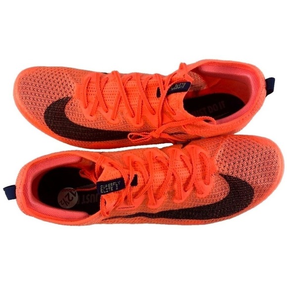 Nike Zoom Superfly Elite 2 Bright Mango Racing Spikes Mens Size 12.5 CD4382-800 main image 4